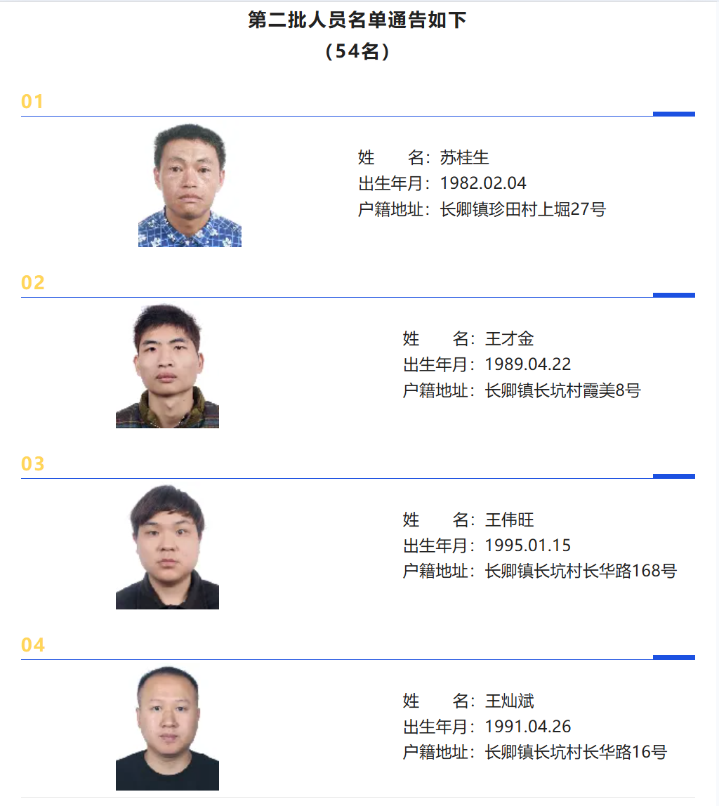 曝光人员名单 11